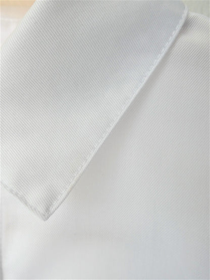Elegantné dámske košeľové šaty, biele.